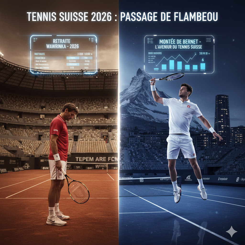 Retraite de Wawrinka et montée de Bernet : ce qui attend le tennis suisse en 2026